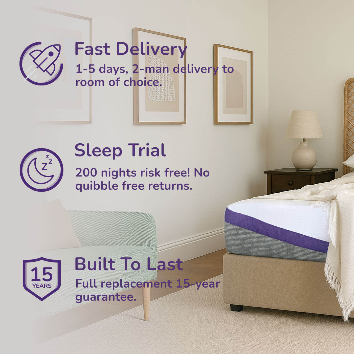 REM-Fit® 400 Hybrid Mattress