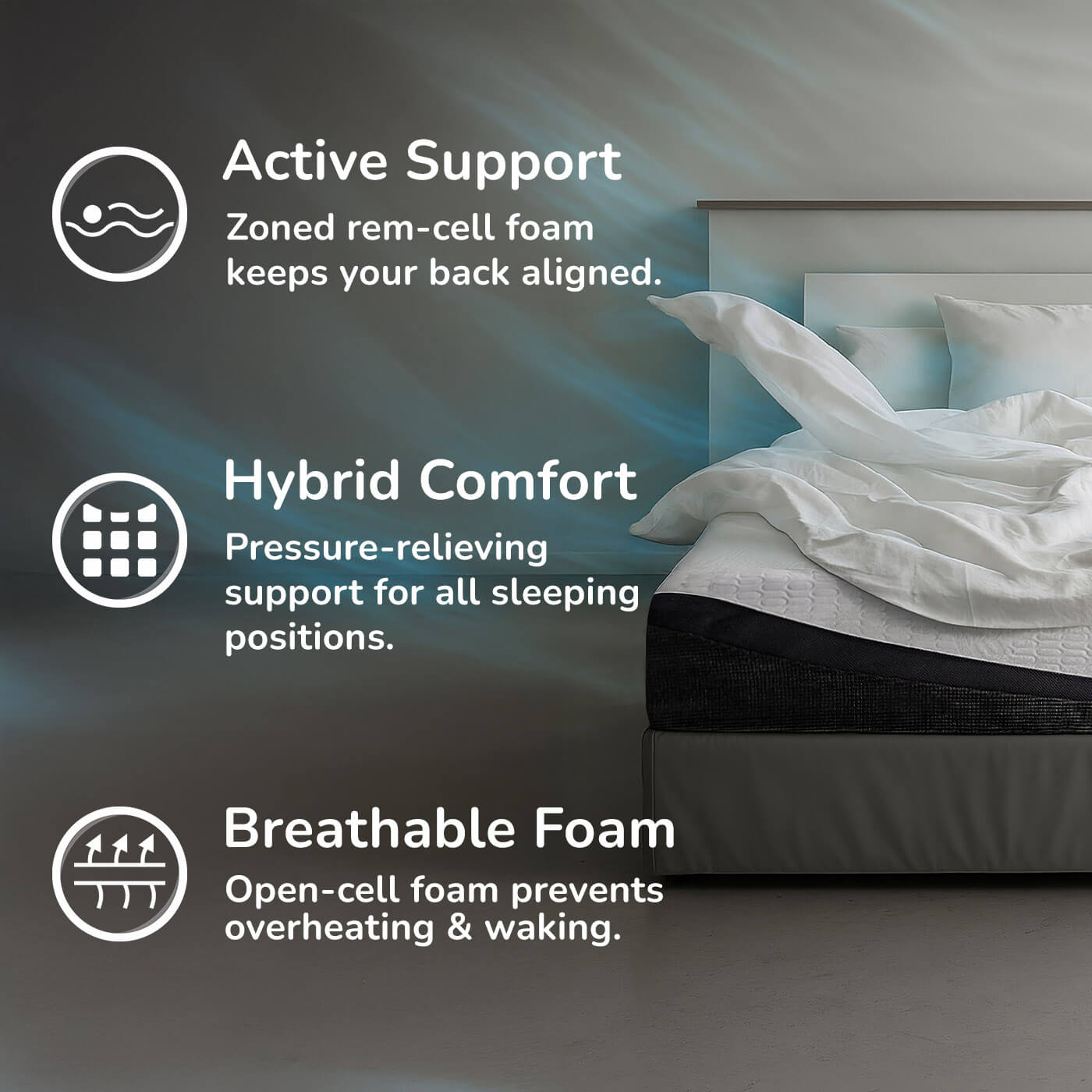REM-Fit® Hybrid Pocket 1000 Mattress
