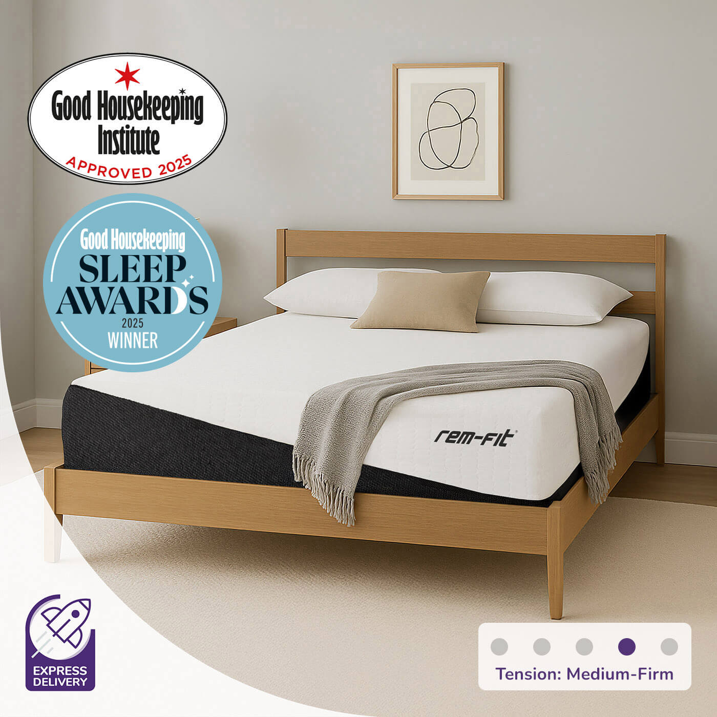 REM-Fit® Hybrid Pocket 1000 Mattress