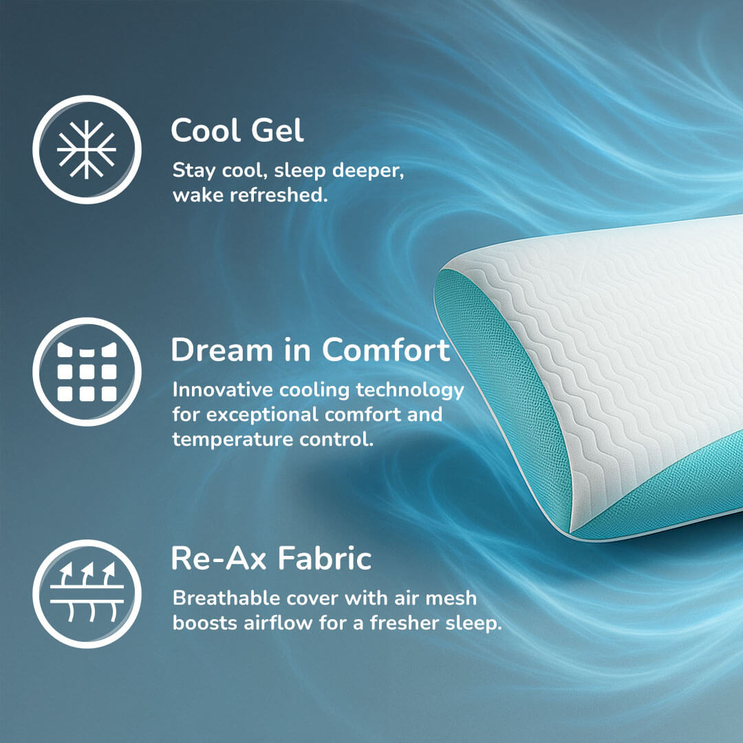 REM-Fit 500 Cool Gel Pillow