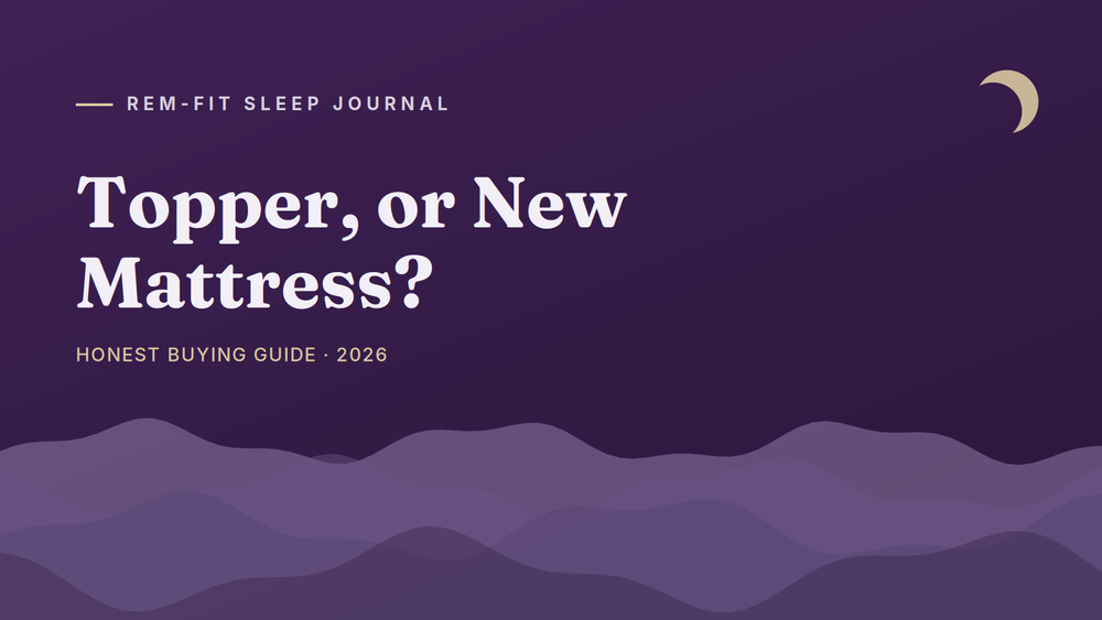 Do You Need a Mattress Topper, or a New Mattress?