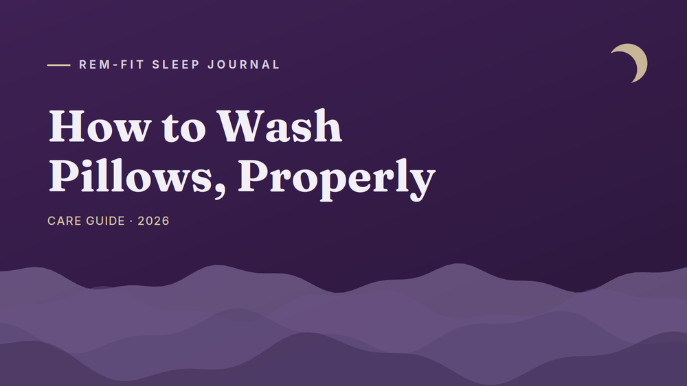 How to Wash Pillows: The Right Method for Every Fill