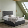 Thumbnail for Padded Luxury Divan Bed & Chesterfield Headboard