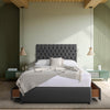 Thumbnail for Padded Luxury Divan Bed & Chesterfield Headboard