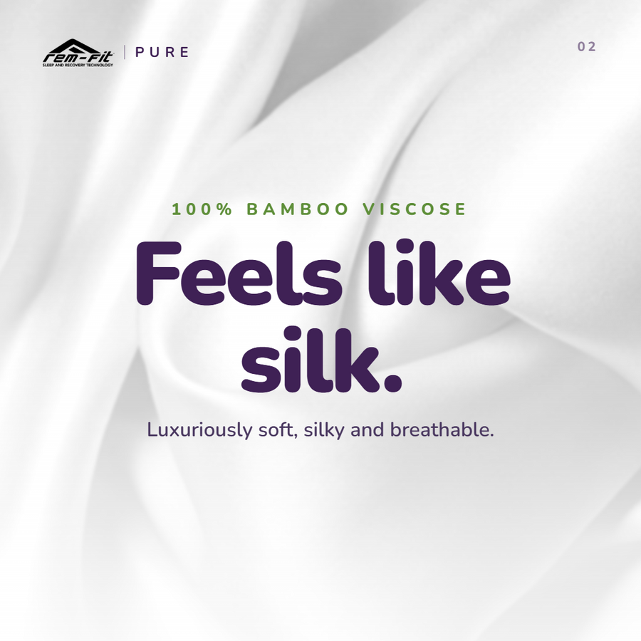 REM-Fit Luxury Pure Bamboo Bedding Set