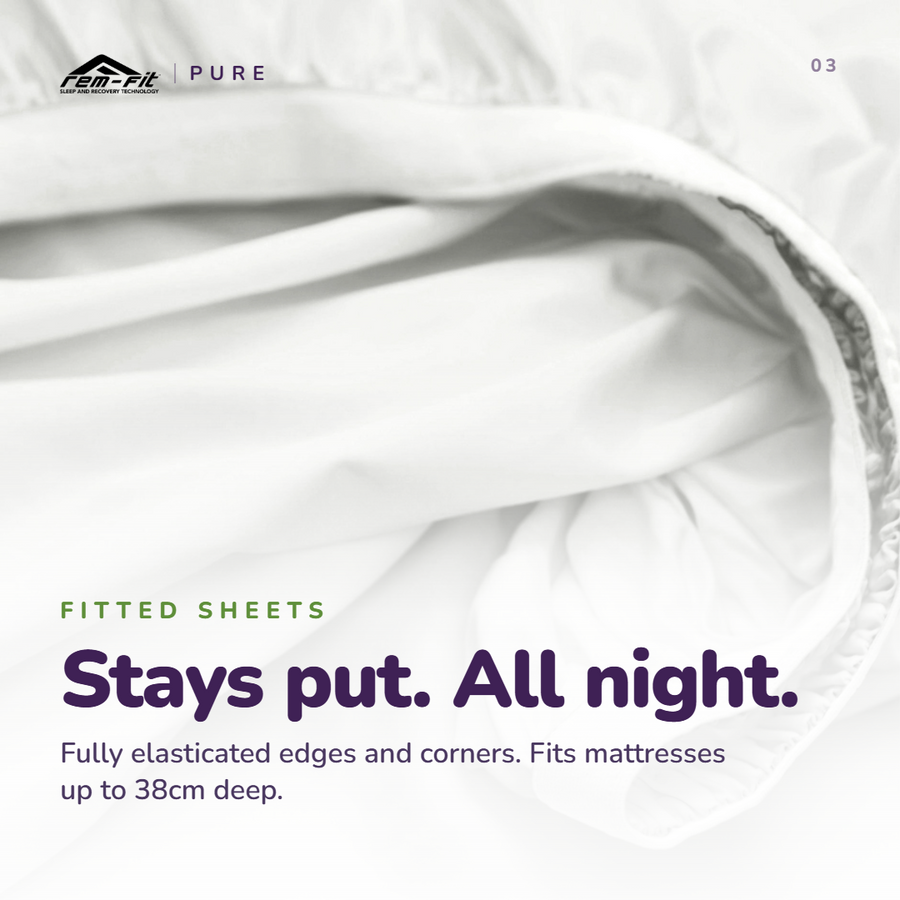 REM-Fit Luxury Pure Bamboo Bedding Set