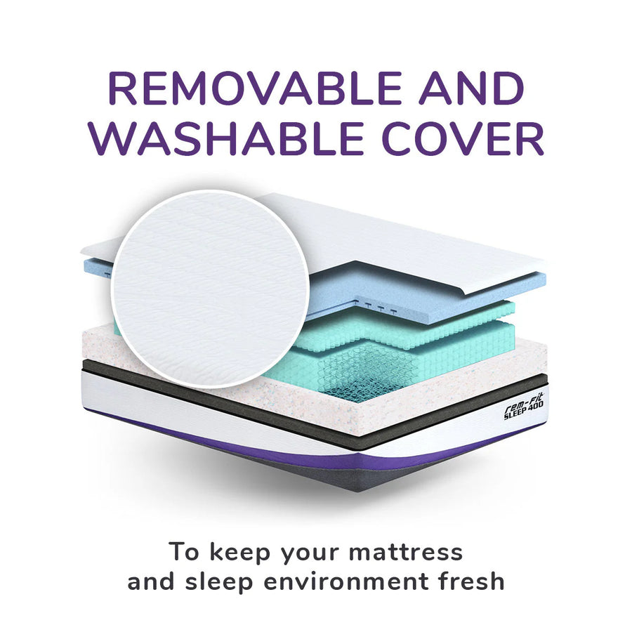 REM-Fit® SLEEP 3000 Supreme Hybrid Mattress UK Double 22x135x190 cm & 35.8 kg