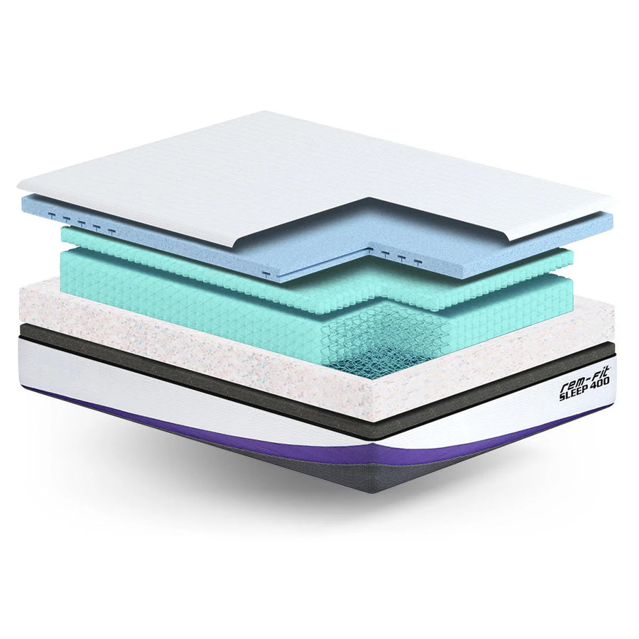 REM-Fit® SLEEP 3000 Supreme Hybrid Mattress UK Super King Size 22x180x200 cm & 47.7 kg