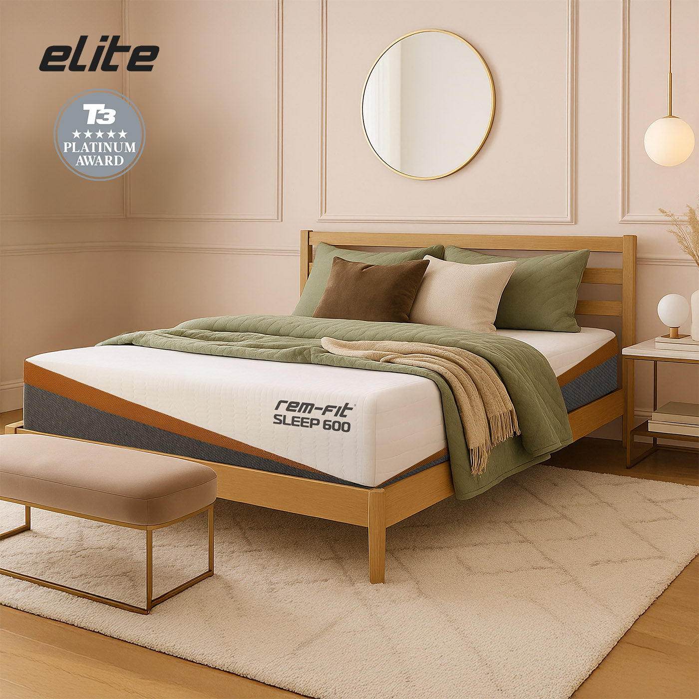 REM-Fit® 600 Lux Elite Hybrid Mattress